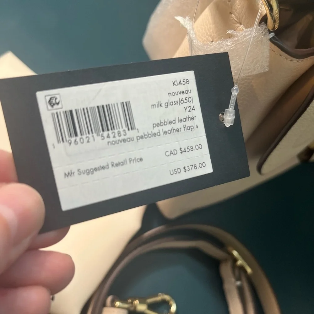 NWT Kate Spade Nouveau Pebbled Leather Flap Bag